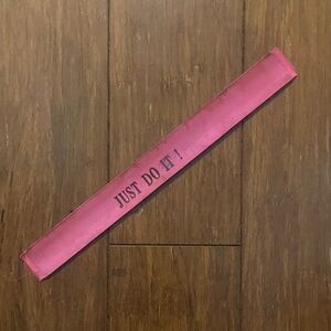 Vintage 80s/90s Slap Bracelet Wristband with Nike Slogan Just Do It